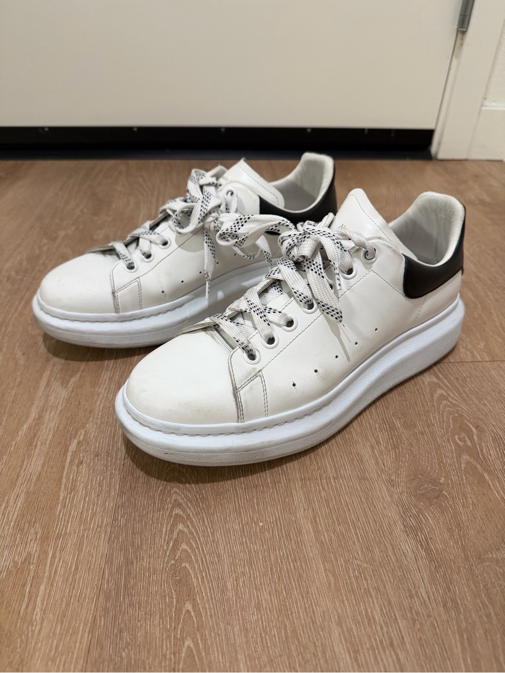 Alexander McQueen Men’s Oversized White Sneaker Size 11